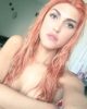 Tranny slut with orange hair in LA
