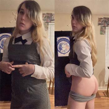 Overdue spanking from tranny librarian, Niagara Falls NY