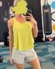 Hackensack NJ – Blond bimbo TS Feeling frisky at the gym